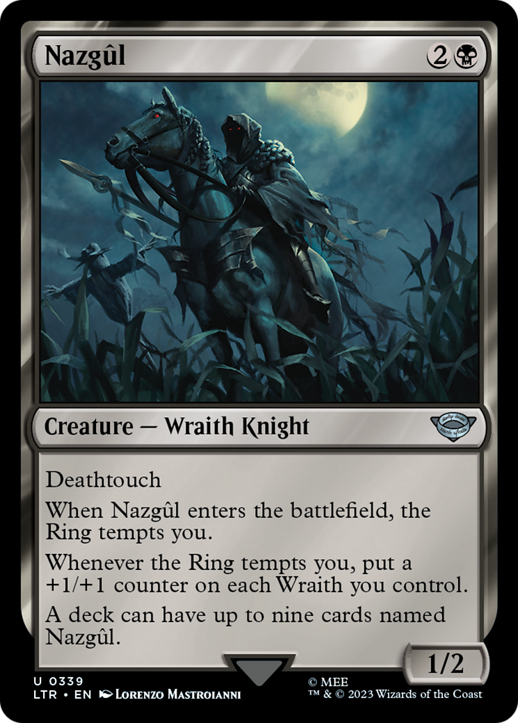 Nazgul (0339) (LTR-339) [The Lord of the Rings: Tales of Middle-earth] Foil MTG Single Wizards of the Coast