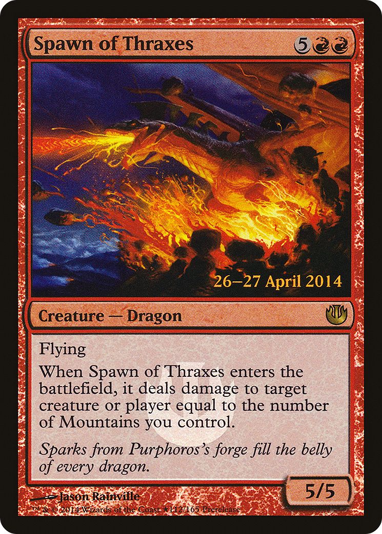 Spawn of Thraxes (PRE-112★) [Journey into Nyx Promos] Foil MTG Single Wizards of the Coast