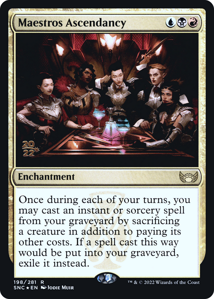 Maestros Ascendancy (PRE-198S) [Streets of New Capenna Promos] Foil MTG Single Wizards of the Coast