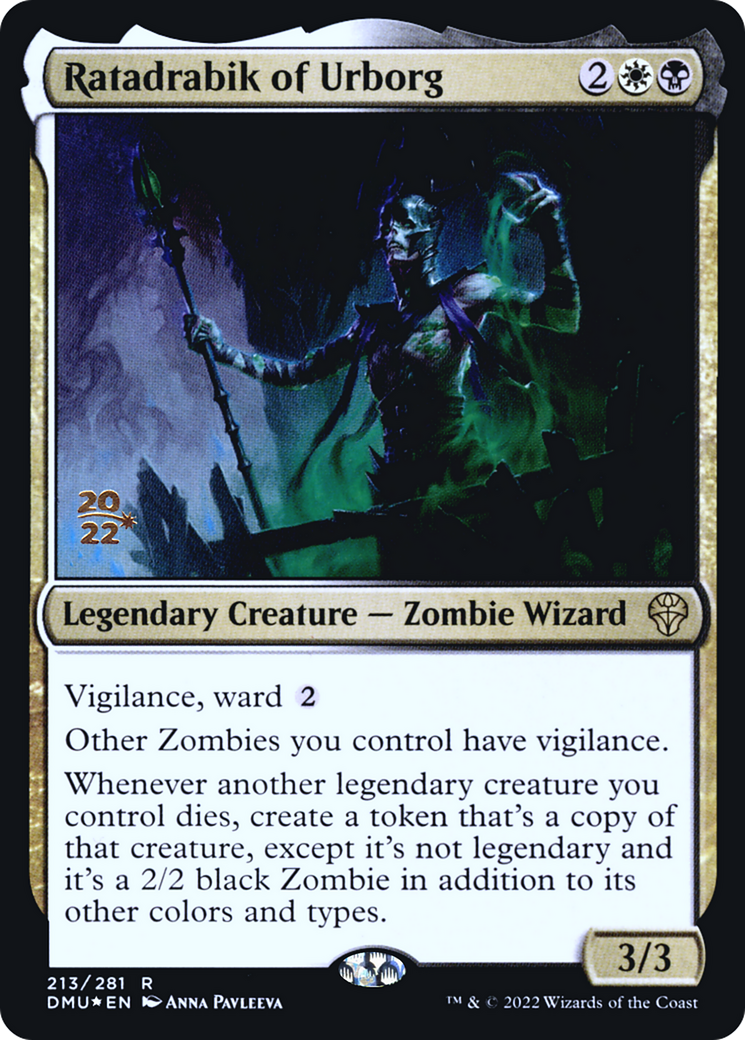 Ratadrabik of Urborg (PRE-213) [Dominaria United Promos] Foil MTG Single Wizards of the Coast