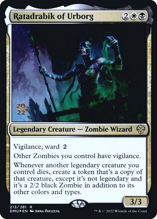 Ratadrabik of Urborg (PRE-213) [Dominaria United Promos] Foil MTG Single Wizards of the Coast