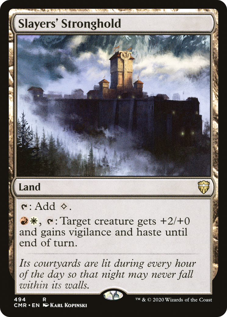 Slayers' Stronghold (CMR-494) [Commander Legends] MTG Single Wizards of the Coast