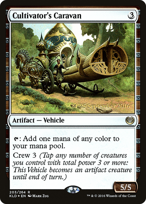 Cultivator's Caravan (PRE-203) [Kaladesh Promos] Foil MTG Single Wizards of the Coast