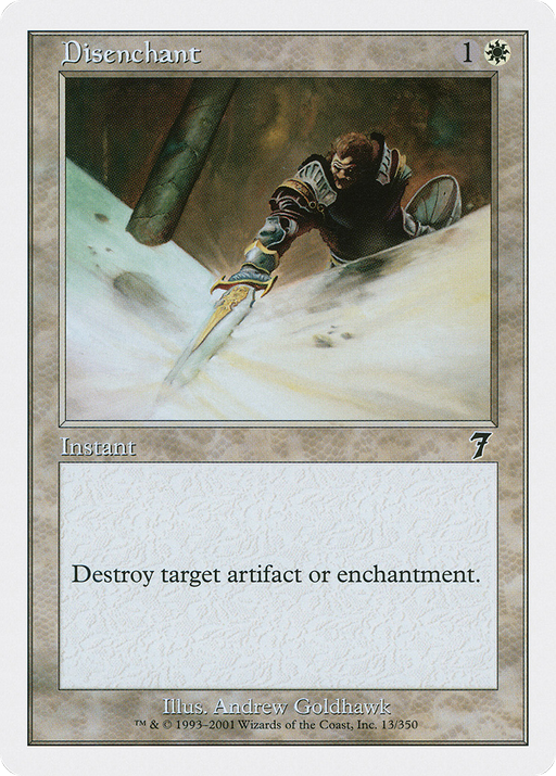 Disenchant (7ED-013) [7th Edition] MTG Single Wizards of the Coast