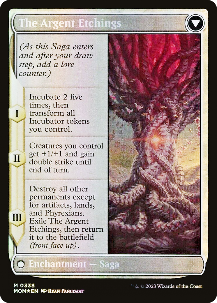 Elesh Norn (Serial Numbered) (MOM-338) [March of the Machine] (Borderless) Foil MTG Single Wizards of the Coast