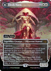 Elesh Norn (Serial Numbered) (MOM-338) [March of the Machine] (Borderless) Foil MTG Single Wizards of the Coast