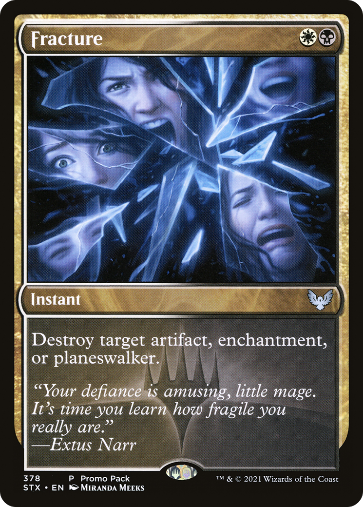 Fracture (PPSTX-378) [Strixhaven: School of Mages] Foil MTG Single Wizards of the Coast