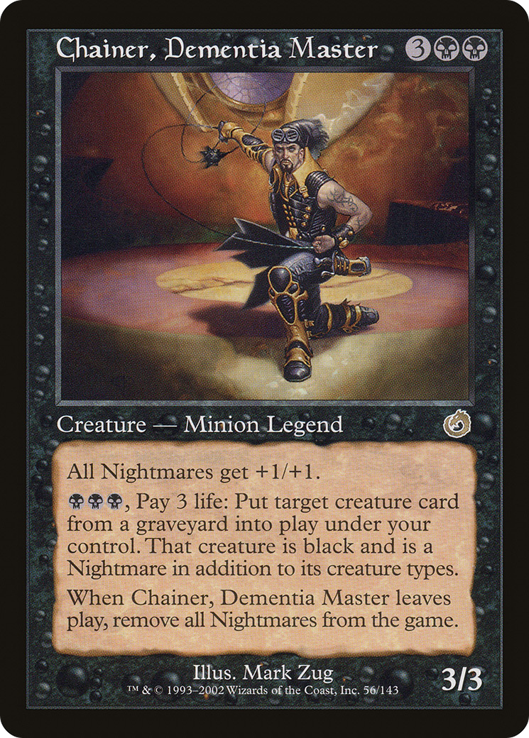 Chainer, Dementia Master (TOR-056) [Torment] MTG Single Wizards of the Coast