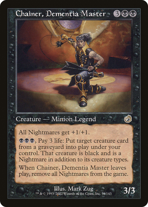 Chainer, Dementia Master (TOR-056) [Torment] MTG Single Wizards of the Coast