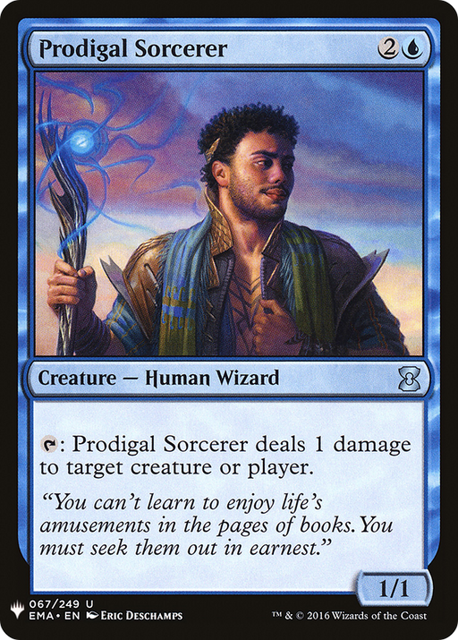 Prodigal Sorcerer (LIST-EMA-67) [Mystery Booster] The List MTG Single Wizards of the Coast