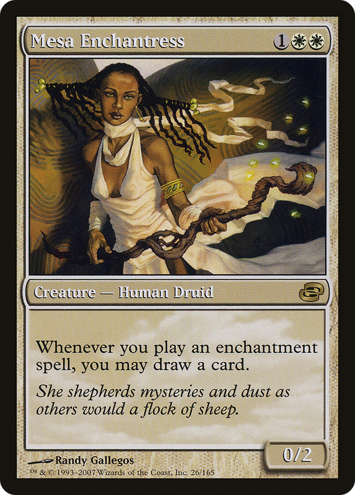 Mesa Enchantress (PLC-026) [Planar Chaos] (colorshifted) MTG Single Planar Chaos