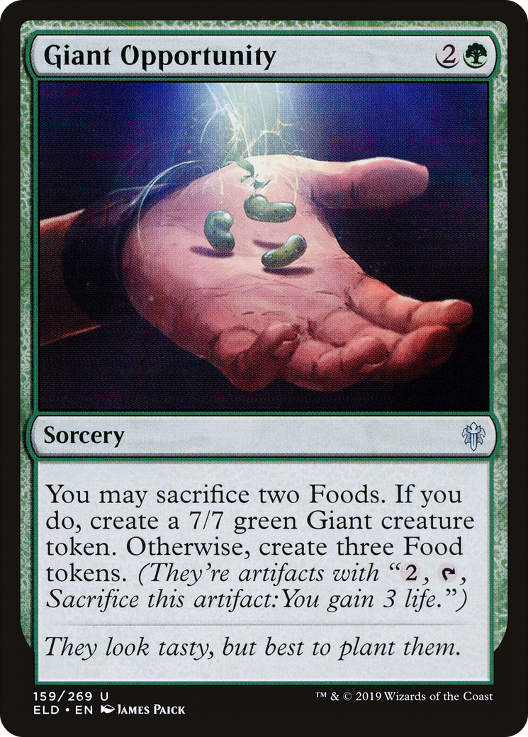 Giant Opportunity (ELD-159) [Throne of Eldraine] MTG Single Wizards of the Coast