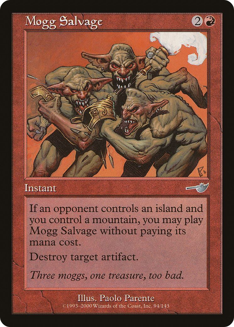 Mogg Salvage (NMS-094) [Nemesis] Foil MTG Single Wizards of the Coast