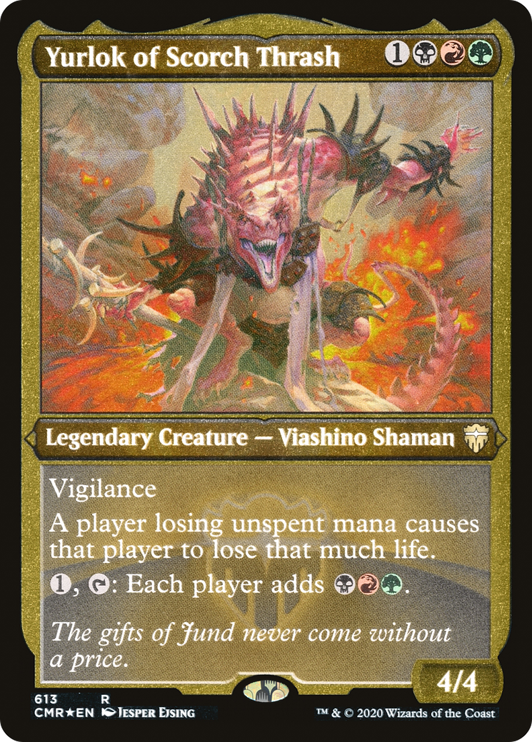 Yurlok of Scorch Thrash (Foil Etched) (CMR-613) [Commander Legends] Foil MTG Single Wizards of the Coast