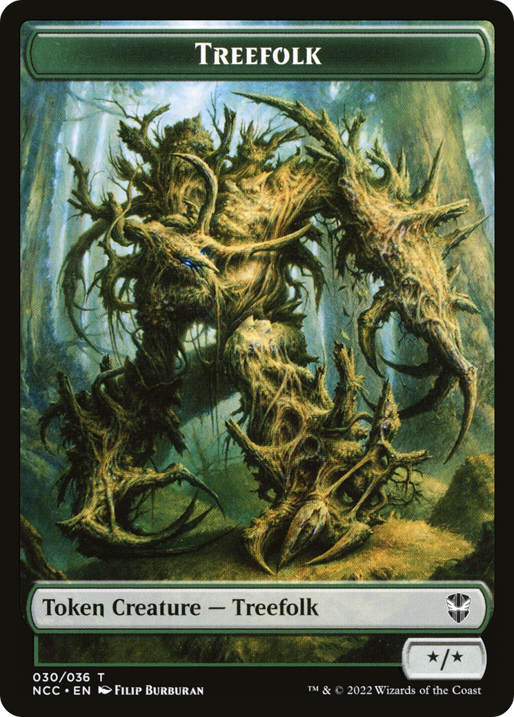Treefolk (TNCC-030) [Tokens] New Capenna Commander Tokens Foil MTG Single Wizards of the Coast