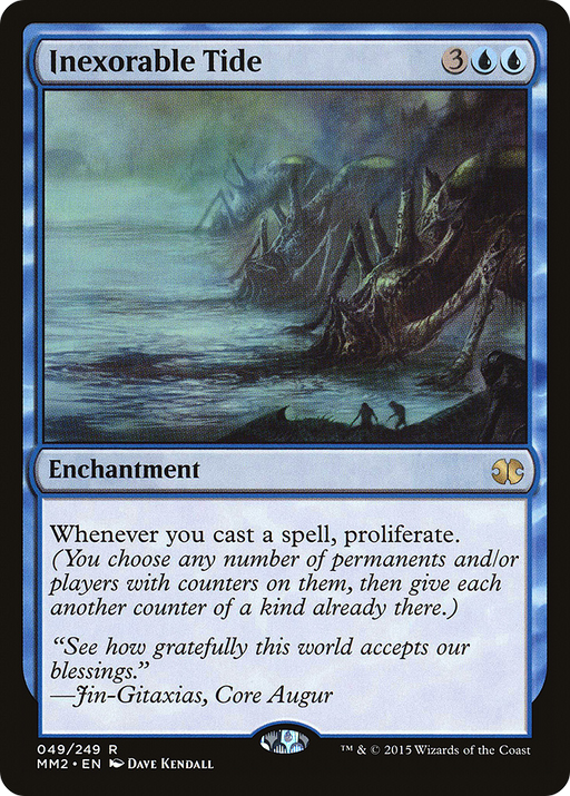 Inexorable Tide (MM2-049) [Modern Masters 2015] MTG Single Modern Masters 2015