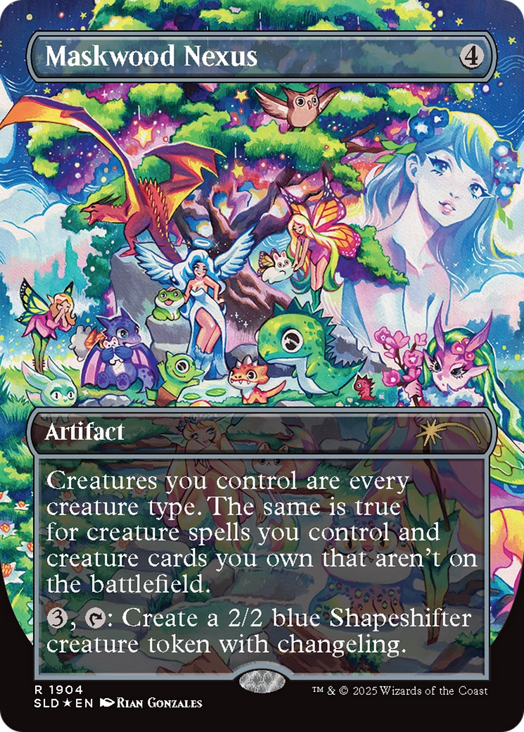 Maskwood Nexus (SLD-1904) [Secret Lair] Drop (Borderless) Foil MTG Single Wizards of the Coast
