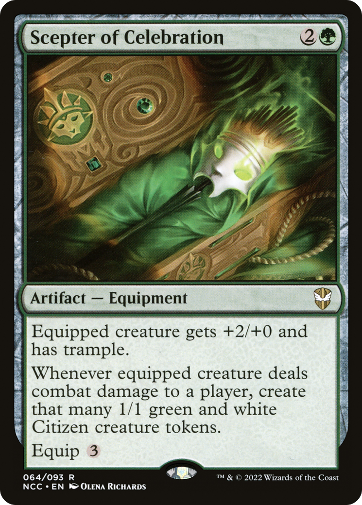 Scepter of Celebration (NCC-064) [New Capenna Commander] MTG Single Wizards of the Coast