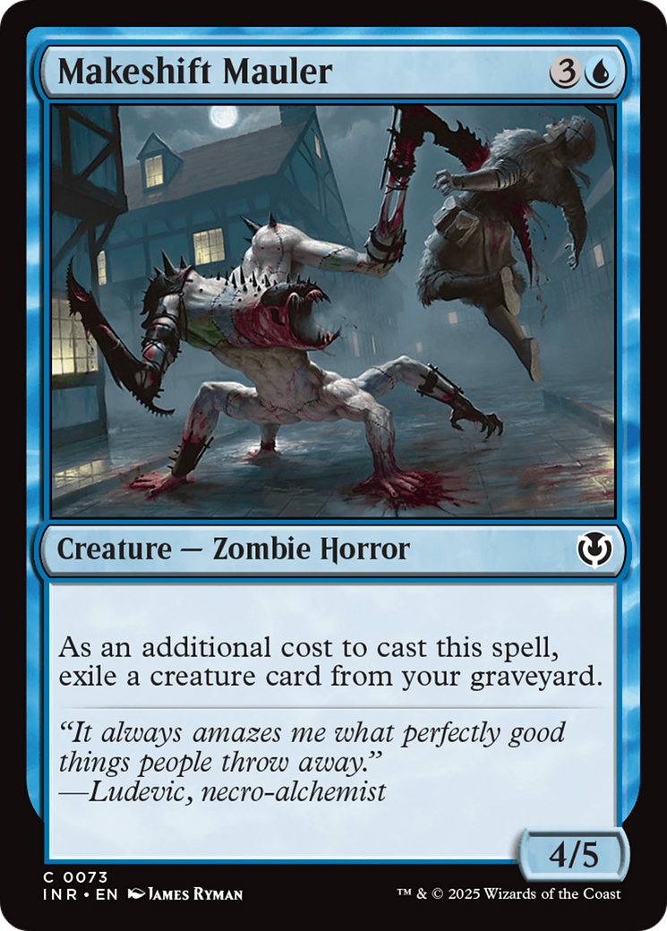Makeshift Mauler (INR-073) [Innistrad Remastered] Foil MTG Single Wizards of the Coast