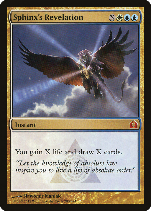 Sphinx's Revelation (RTR-200) [Return to Ravnica] Foil MTG Single Wizards of the Coast
