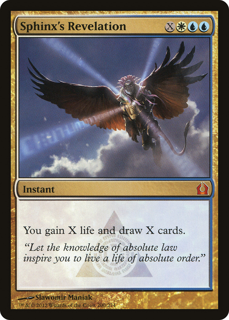 Sphinx's Revelation (RTR-200) [Return to Ravnica] MTG Single Wizards of the Coast