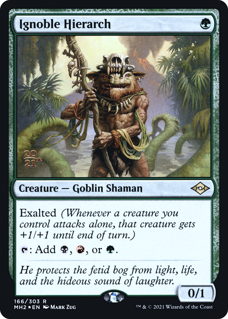 Ignoble Hierarch (PRE-166) [Modern Horizons 2 Promos] Foil MTG Single Wizards of the Coast