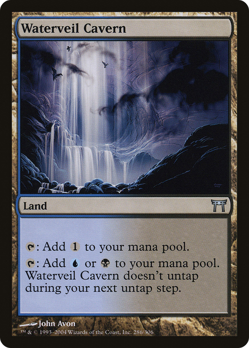 Waterveil Cavern (CHK-286) [Champions of Kamigawa] MTG Single Wizards of the Coast