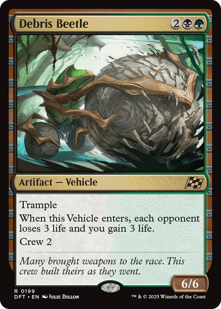 Debris Beetle (DFT-199) [Aetherdrift] MTG Single Wizards of the Coast