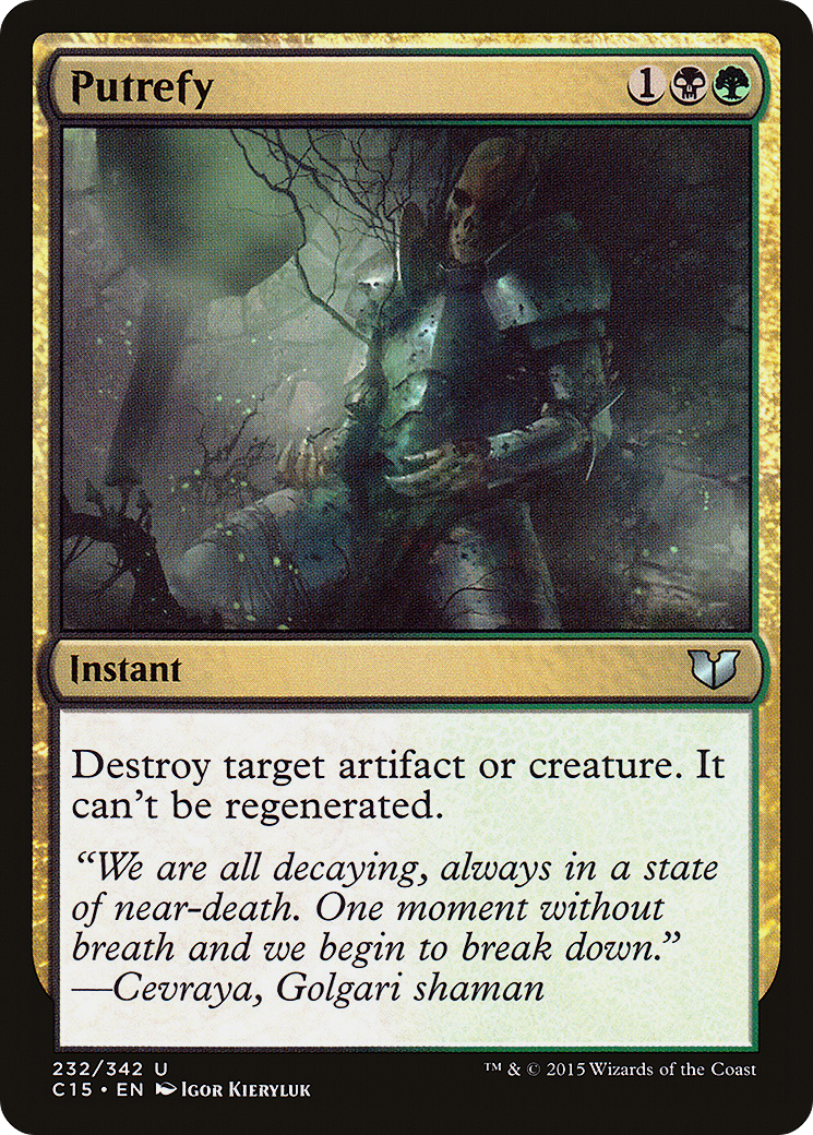Putrefy (C15-232) [Commander 2015] MTG Single Wizards of the Coast