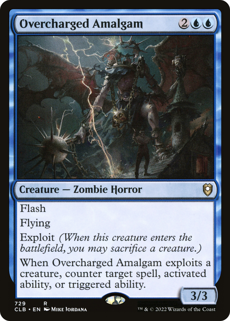 Overcharged Amalgam (CLB-729) [Commander Legends: Battle for Baldur's Gate] MTG Single Wizards of the Coast