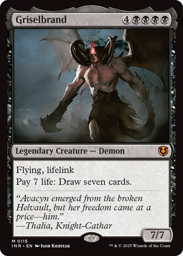 Griselbrand (INR-115) [Innistrad Remastered] MTG Single Wizards of the Coast