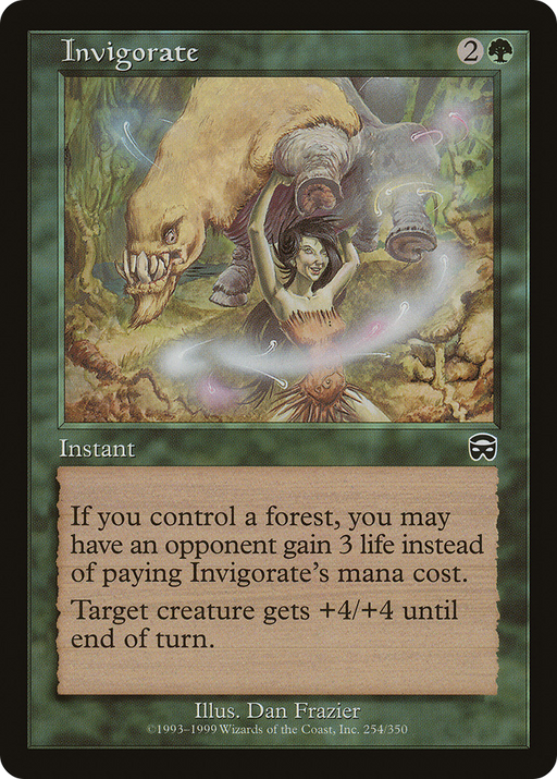 Invigorate (MMQ-254) [Mercadian Masques] MTG Single Wizards of the Coast