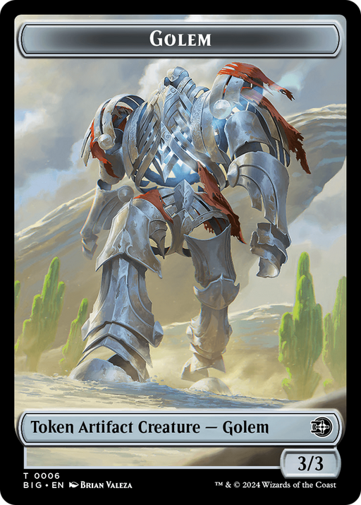Golem (TBIG-006) [Tokens] The Big Score Tokens Foil MTG Single Wizards of the Coast