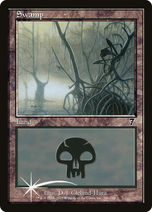 Swamp (346) (7ED-346) [7th Edition] MTG Single Wizards of the Coast