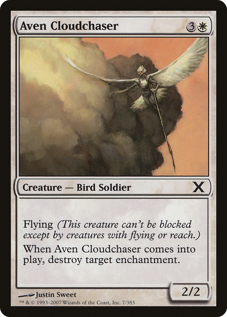 Aven Cloudchaser (10E-007) [Tenth Edition] MTG Single Wizards of the Coast