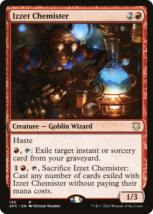 Izzet Chemister (AFC-130) [Forgotten Realms Commander] MTG Single Wizards of the Coast