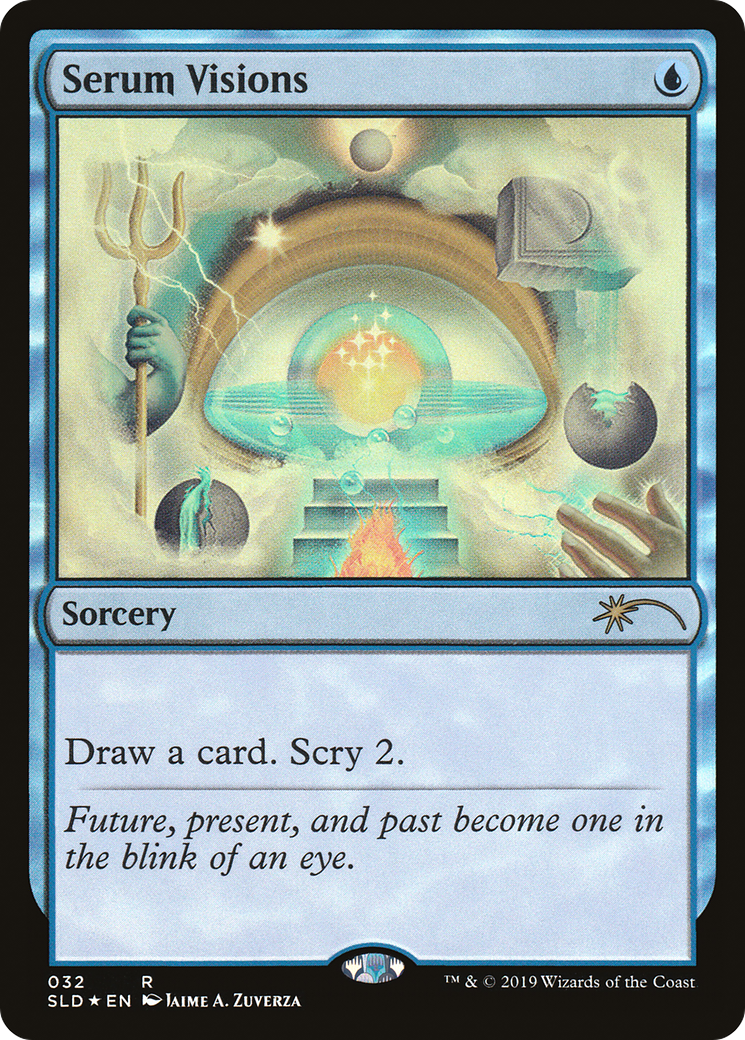 Serum Visions (SLD-032) [Secret Lair] Drop Foil MTG Single Wizards of the Coast