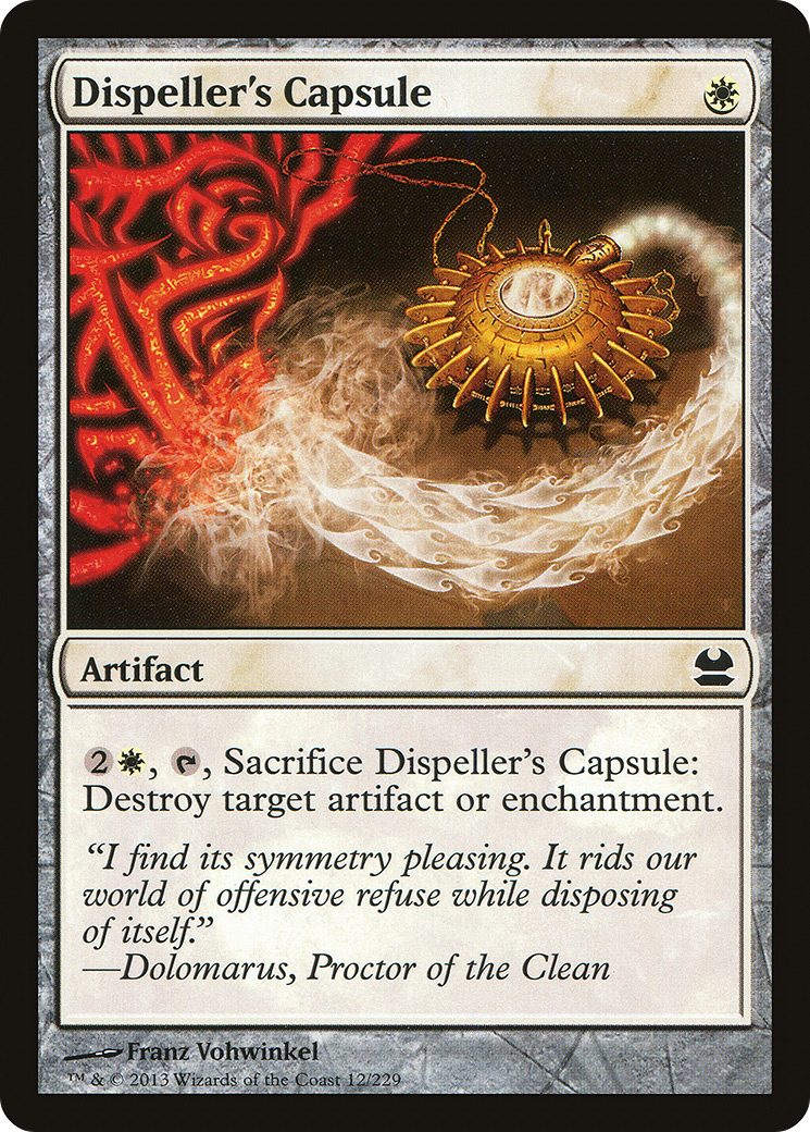 Dispeller's Capsule (MMA-012) [Modern Masters] Foil MTG Single Wizards of the Coast