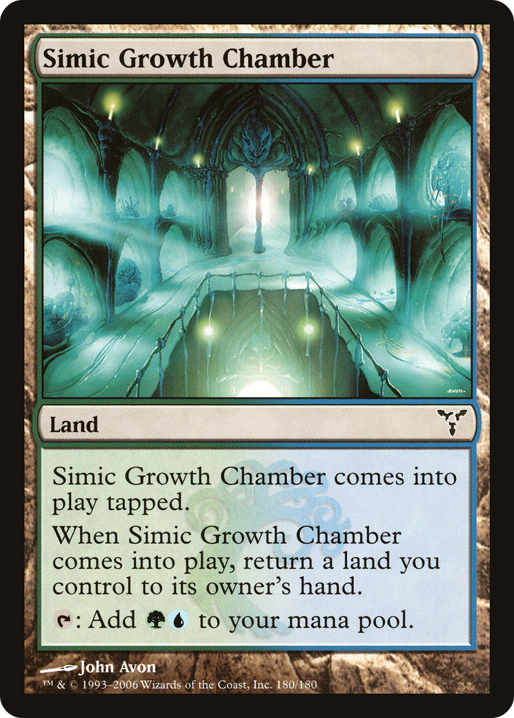 Simic Growth Chamber (DIS-180) [Dissension] Foil MTG Single Wizards of the Coast