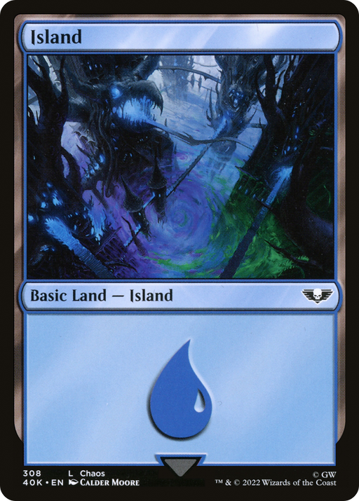 Island (40K-308) [Warhammer 40,000 Commander] MTG Single Wizards of the Coast