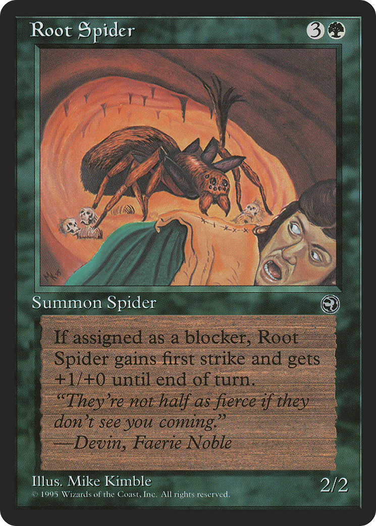 Root Spider (HML-094) [Homelands] MTG Single Wizards of the Coast