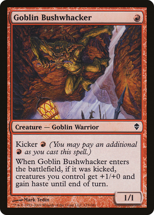 Goblin Bushwhacker (ZEN-125) [Zendikar] MTG Single Wizards of the Coast