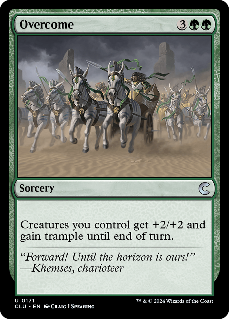 Overcome (CLU-171) [Ravnica: Clue Edition] MTG Single Wizards of the Coast