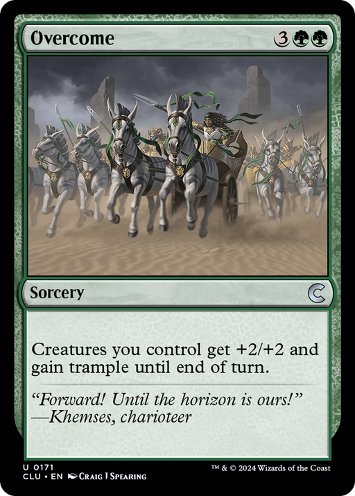 Overcome (CLU-171) [Ravnica: Clue Edition] MTG Single Wizards of the Coast