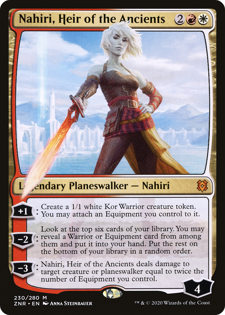 Nahiri, Heir of the Ancients (ZNR-230) [Zendikar Rising] Foil MTG Single Wizards of the Coast