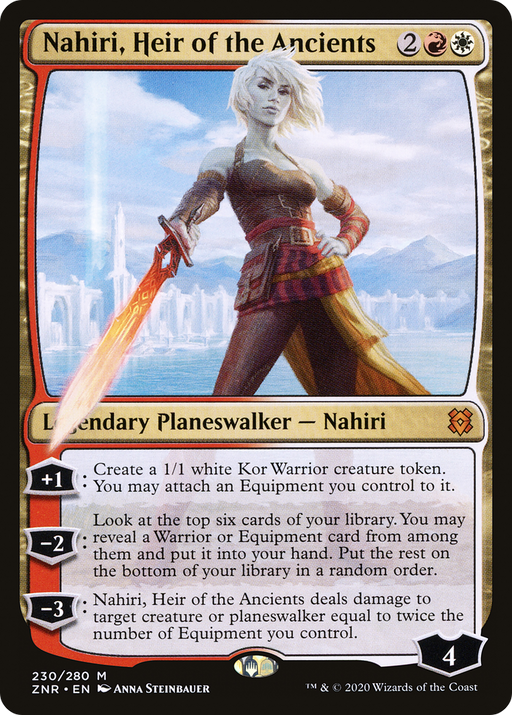 Nahiri, Heir of the Ancients (ZNR-230) [Zendikar Rising] MTG Single Wizards of the Coast