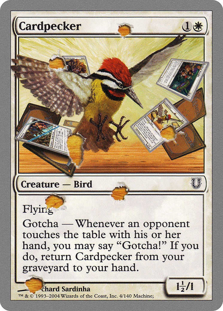 Cardpecker (UNH-004) [Unhinged] MTG Single Wizards of the Coast