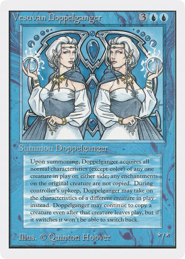 Vesuvan Doppelganger (2ED-) [Oldschool] Unlimited Edition MTG Single Wizards of the Coast