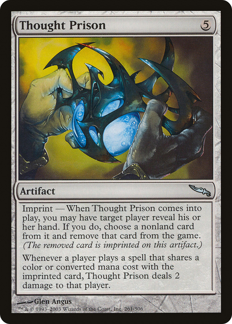 Thought Prison (MRD-261) [Mirrodin] Foil MTG Single Wizards of the Coast