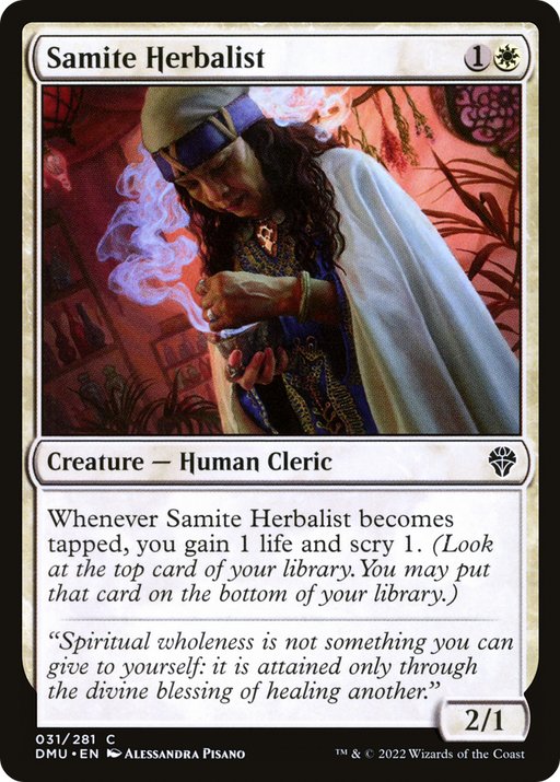 Samite Herbalist (DMU-031) [Dominaria United] MTG Single Wizards of the Coast
